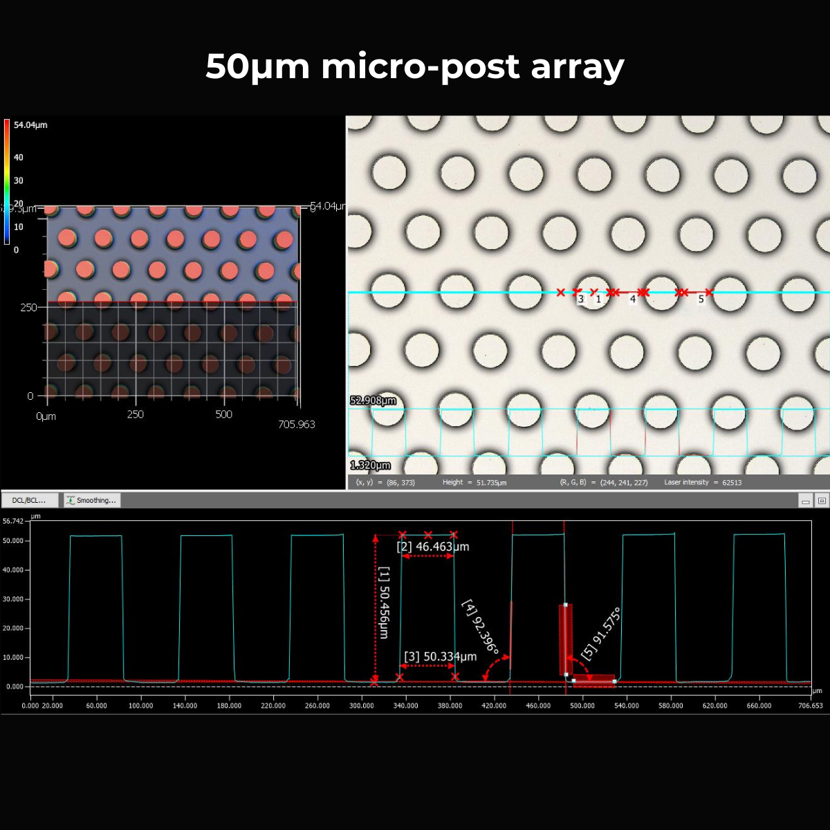 50μm micro-post array-1